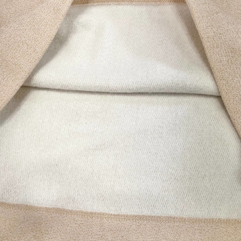 NWOT Loft Gold Pullover Fleece Sweatshirt with Round Neck - Picture 9 of 10